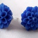 Blue Flower Earrings