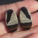 Chohua Jasper Earring Cabochon Pair