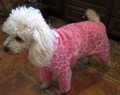 Adorable Custom Made Dog Pajamas - Size 16 Jamz