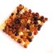 Loose Baltic amber round beads 100 psc. Multicolored