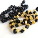 SPECIAL OFFER. Set of Two Baltic amber baby teething necklaces Cherry and Milky-Cherry colors.