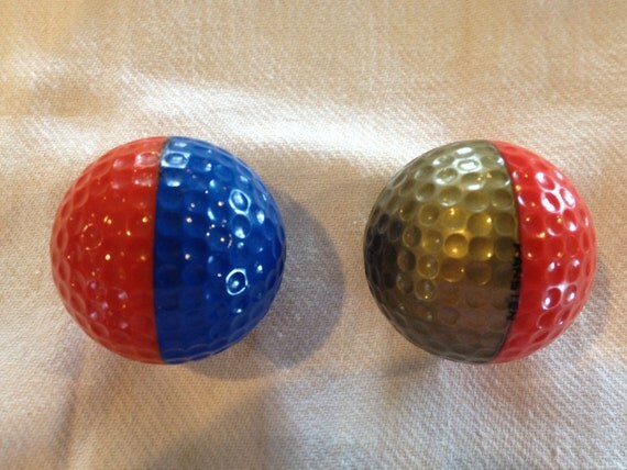 Ping Golf Ball Two Tone Color Collectible