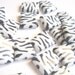 20 Zebra Beads 17x20 mm