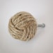 Reserved for Lauren: Jute Rope Knot Knob