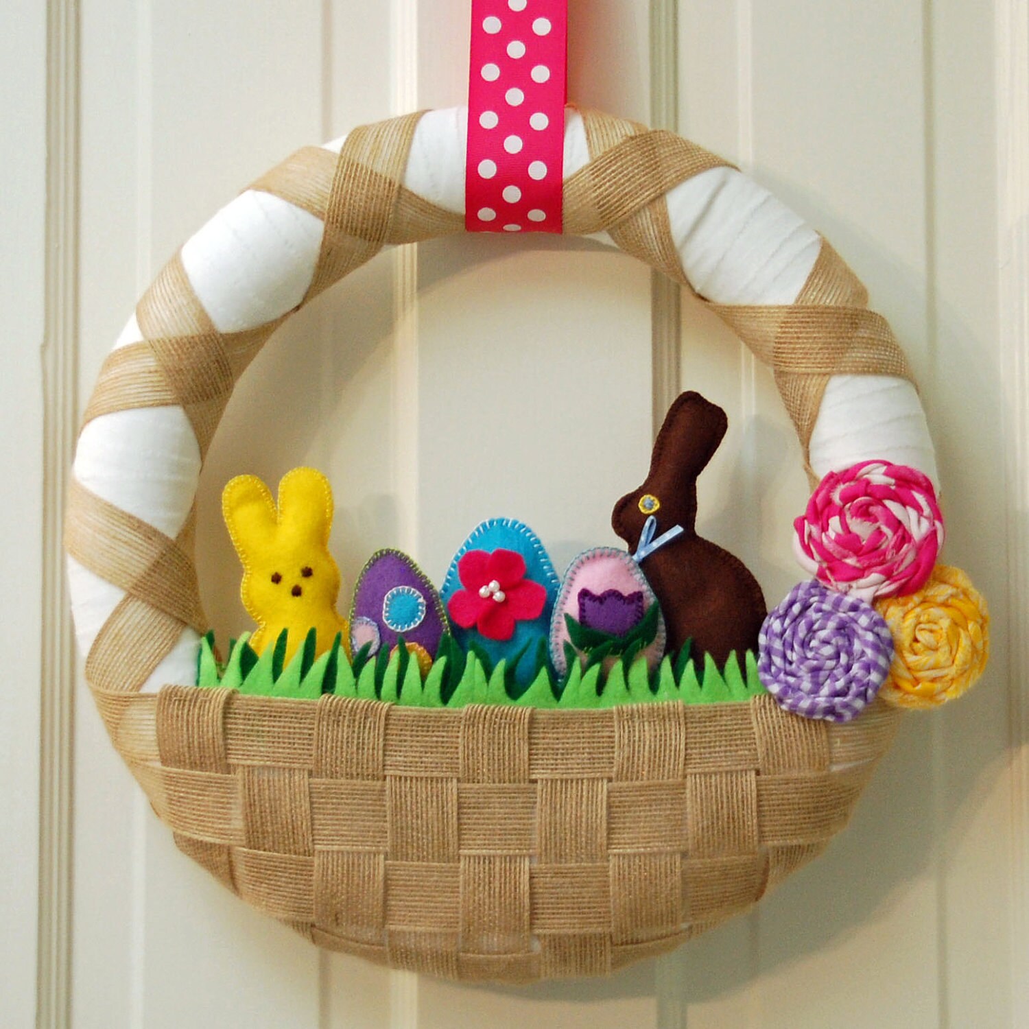 Easter Basket Wreath