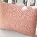 Decorative Pillow Cover - 12x18 Coral Leopard Lumbar Pillow Cover- Animal Print Throw Pillow - LAST PILLOW