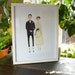 Custom Wedding Portrait - English Rose, Orchid, Vintage, Dapper