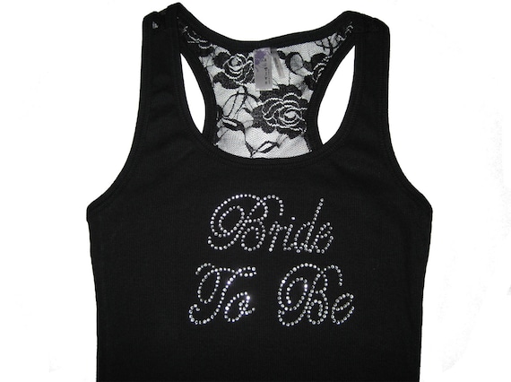 Bridal Shower Gift Bride Tank Top Lace Tank Top Bride