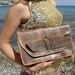 Enter VINTAGEBYCVETINKA Coupon code 10% discount Vintage Snake Skin Leather Boho Hippie Long Purse Brown Tan Beige Handbag