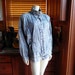 SALE - Vintage 80's Slouchy Batwing Gitano Long Acid Wash Jean Bomber Jacket S