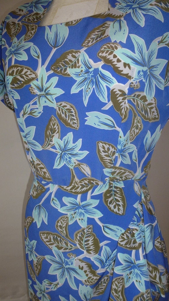 1940's Style Sarong Dress Vivien of Holloway Tropical