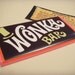 Willy wonka & the chocolate factory replica novelty wonka bar x1 retro candy confectionery wonka bar