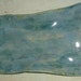 Multi Glazed Dark Blue Green and Purple Pretty Platter With Handles