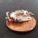 Vintage English Sterling Silver Charm Pendant Motor Dingy Zodiac bracelet charm