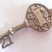 NUVO Vintage sterling silver charm large 21 key Susan charm Bracelet charm pendant