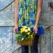 Feelin' Groovy Swing Tunic/ upcycled hippie chic top/ eco friendly babydoll boho shirt