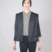 SALE - Vintage 80's Women's Structured Black Jacket
