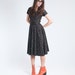 SALE - Vintage 50's Polka Dot Dress with Matching Belt