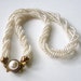 Vintange Jewelry Necklace bright white moon