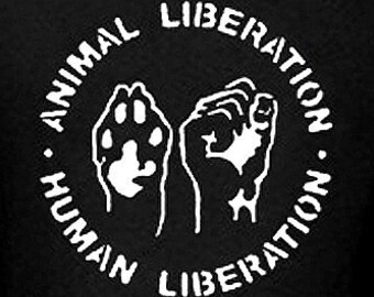 ANIMAL RIGHTS T-Shirt vegan t shirt cool tshirt vegetarian shirt Tee Shirt peta (also available on crewneck sweatshirts and hoodies) SM-5XL