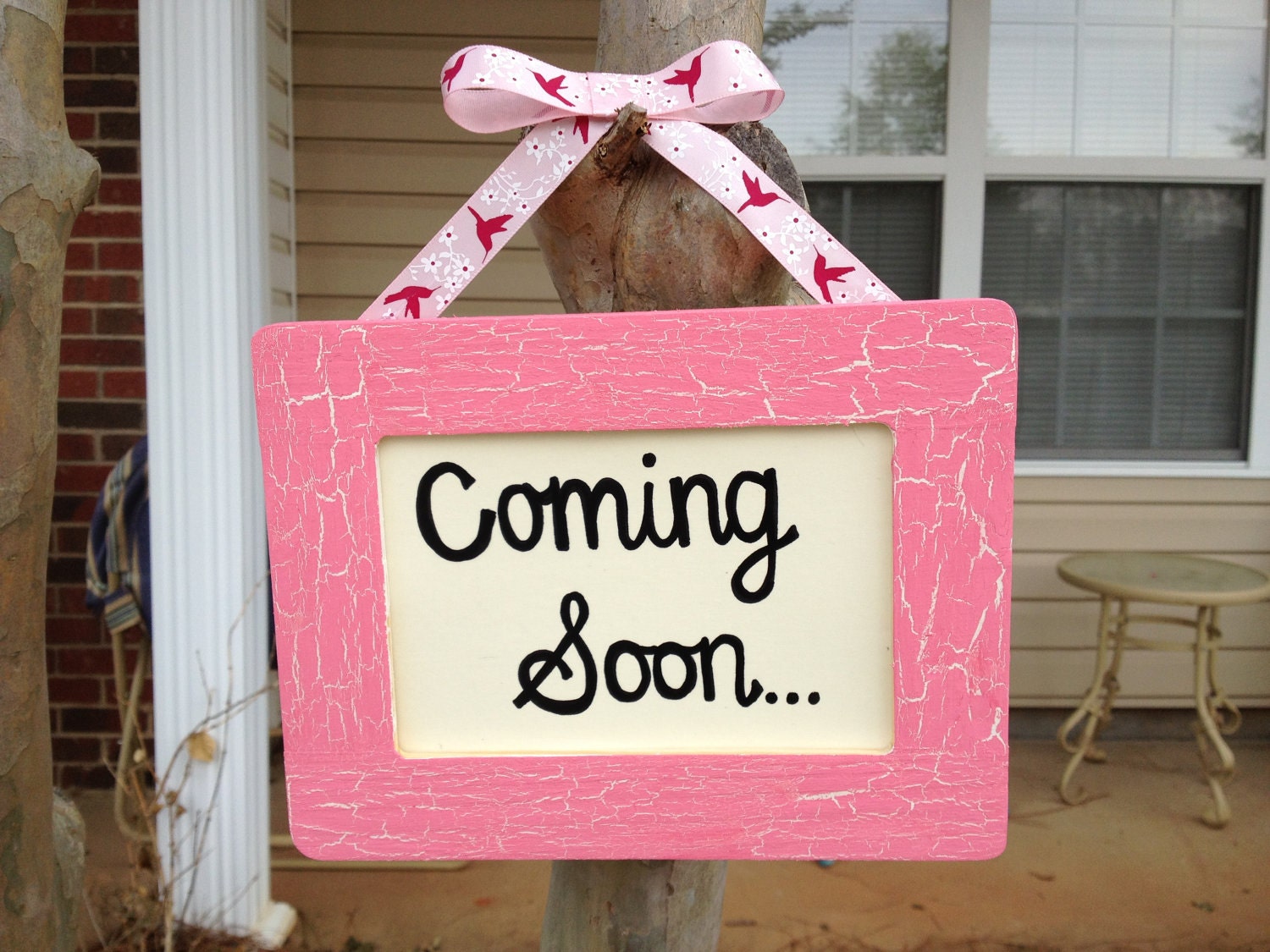 Coming Soon... Custom Baby Sign by aMAzingBoutique on Etsy