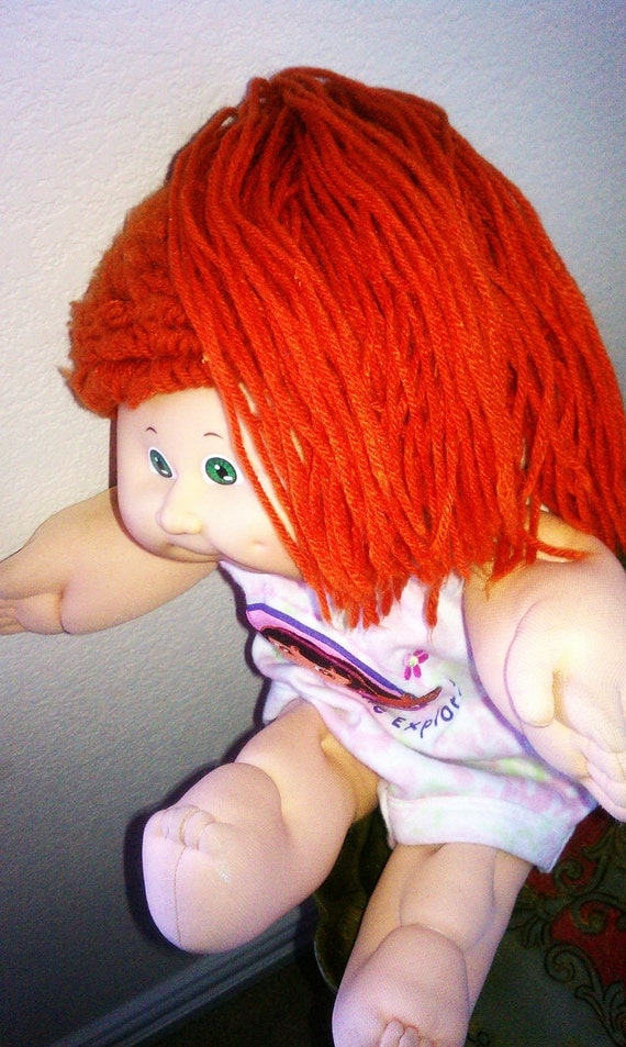 cabbage patch red hair