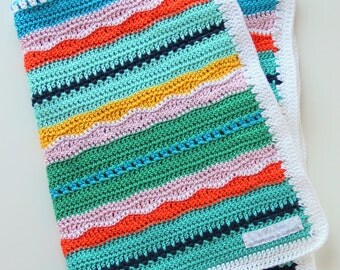 Crochet pattern newborn baby blanket