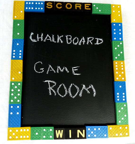 Chalkboard Vintage Domino Game Scoreboard