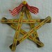 Vintage Country Star Wood Ruler Farm House Decor