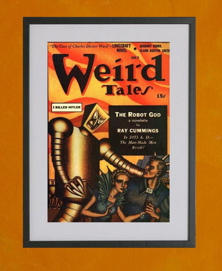 Weird Tales Cover Art July 1941 8.5x11 Poster Print