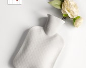 Porcelain vase as hot-water bottle for wall hanging