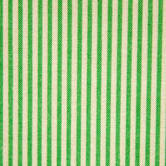 Green Stripe Fabric by Moda