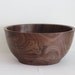 Wood Bowl: Hand Turned Wooden Bowl of Black Walnut Wood
