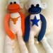 Custom Sports Team Sock Monkeys- any team made to order