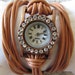Handmade Orlogin's Style Bracelet Crystal Watch. Unique Design Especially For You. FREE SHIPPING