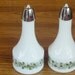 Vintage Corelle Spring Blossom Oil and Vinegar shakers by Corning