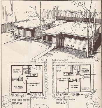 1954 MID  CENTURY  MODERN  House  Construction details Burbank