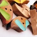 Toggle wood buttons, handmade wood button supplies