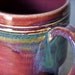 ceramic coffee mug-merlot glaze