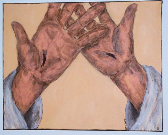 Jesus Christ's Hand Art in Public Domain - wide 4
