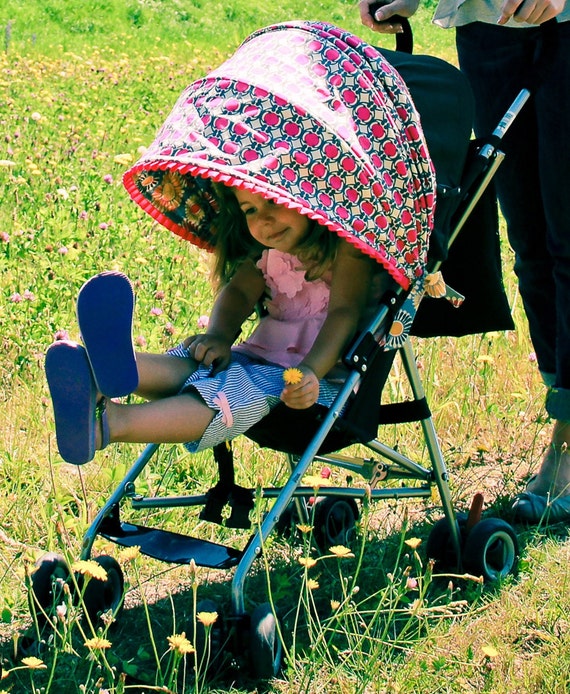 Adjustable stroller shade Girl