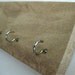 Key Rack and Jewelry Holder - "Natural Sand" Sandy, Earthy, Earth-tones, Natural, Light Brown, Beige, Organic - 5 nickel hooks