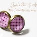Vintage inspired Bronze stud earrings