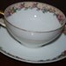 Limoges fine bone china Tea cup and saucer made in France