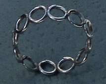Chainmail Ring "Ring Mail" Size 12 Welded Ring