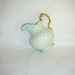 1958 Mint Green Creamer Cream Pitcher Handmade with Gold Trim