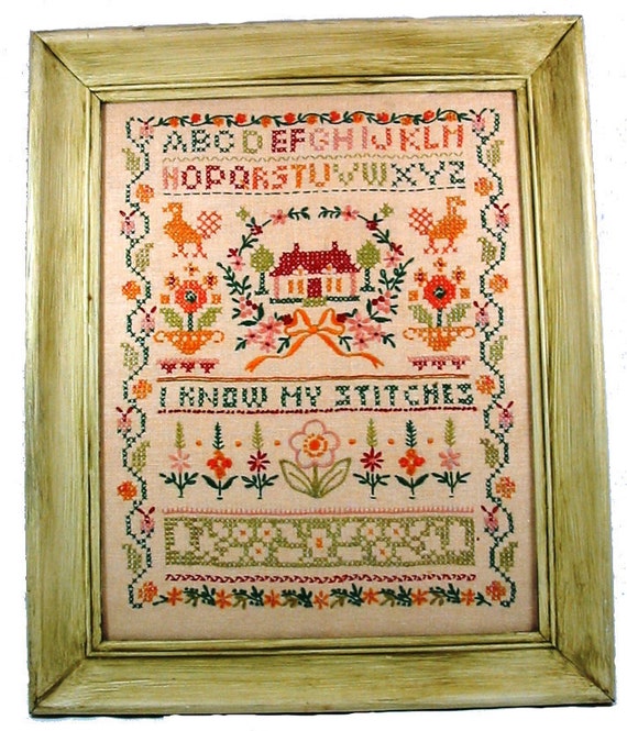 Cross Stitch Alphabet Sampler