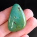 Turquoise Cabochon, Natural Green Stone, 38x25mm, CA00130