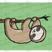 Happy Sloth 4x5" Art Print - Positive Cute - ReLove Plan.et