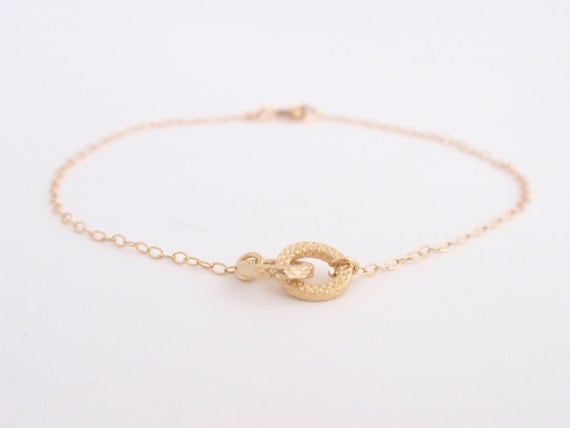 Tiny Infinity 14K gold filled bracelet-simple everyday jewelry